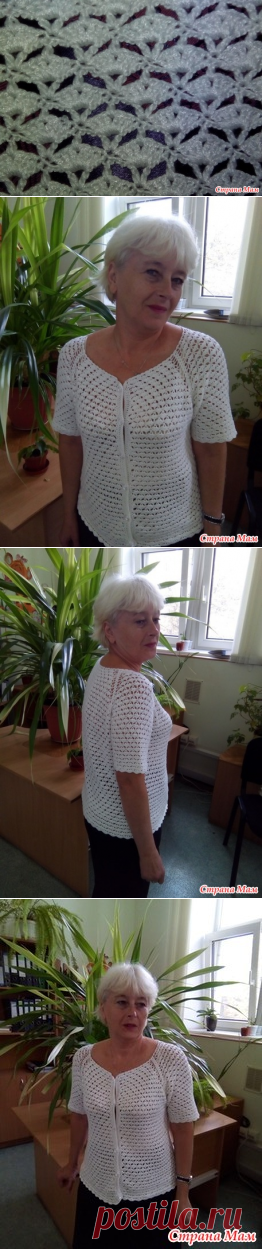 Мой первый реглан крючком. - Вязание - Страна Мам