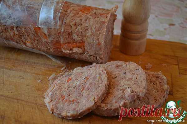 Ветчина в бутылке.