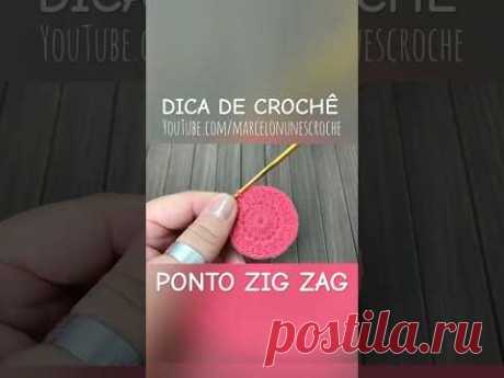 VEM APRENDER COMIGO O PONTO ZIG ZAG