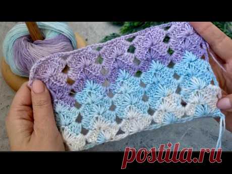 УЗОР крючком! Описаний и схем нет нигде. Вязание крючком. Crochet