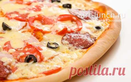 Основа для пиццы (тонкое хрустящее тесто) - пошаговый рецепт с фото