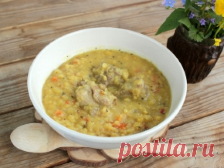Гороховая каша с мясом