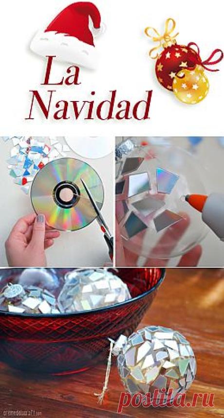 Decorar las bolas para el árbol