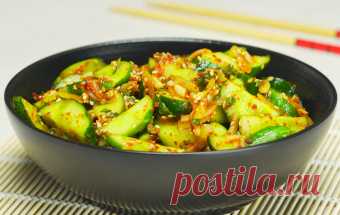 Острые огурцы по-корейски Многообразие корейской кухни поражает воображение даже знатного гурмана. Рецептов приготовления огурцов в корейской кухне множество, и каждый рецепт особенный. Это только на первый взгляд кажется, что…