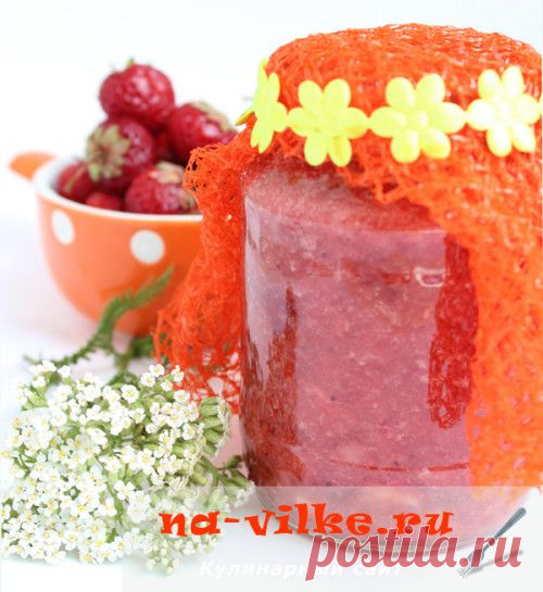 Живое варенье из клубники и бананов