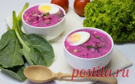 Холодник по-белорусски со свеклой на кефире, самый вкусный рецепт с пошаговыми фото | Все Блюда