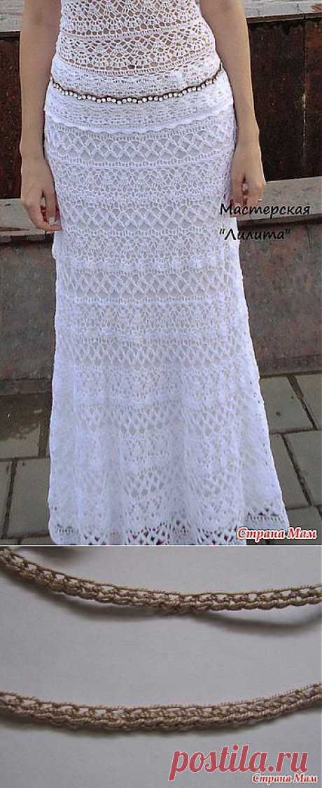 Юбка в пол &quot;Очарование лилий&quot;: Дневник группы &quot;Вяжем вместе он-лайн&quot; - Страна Мам