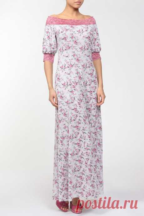 Купить Платье Прованс Adzhedo 40488 СЕРЫЙ, ЦВЕТОЧЕК со скидкой в интернет-магазине kupivip.ru - распродажа