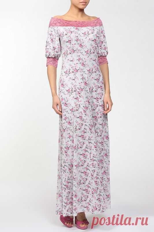 Купить Платье Прованс Adzhedo 40488 СЕРЫЙ, ЦВЕТОЧЕК со скидкой в интернет-магазине kupivip.ru - распродажа