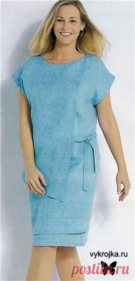 Выкройка платья-фартука - скачать выкройку платья бесплатно с выкройка.ру Страница 0