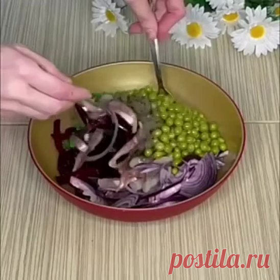 Вкусный и простой салатик