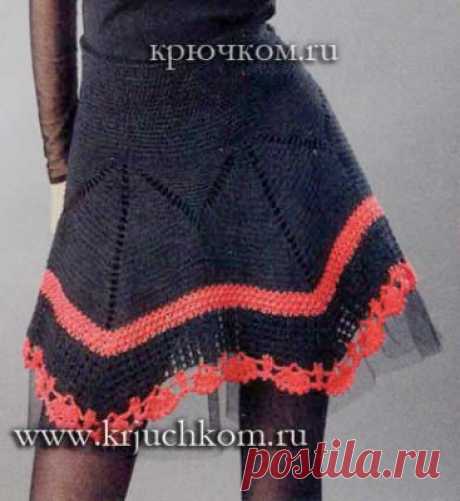 Юбка связанная крючком со схемами