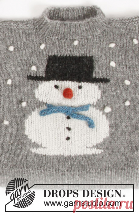 Frosty's Christmas Kids / DROPS Children 30-28 - Free knitting patterns by DROPS Design
