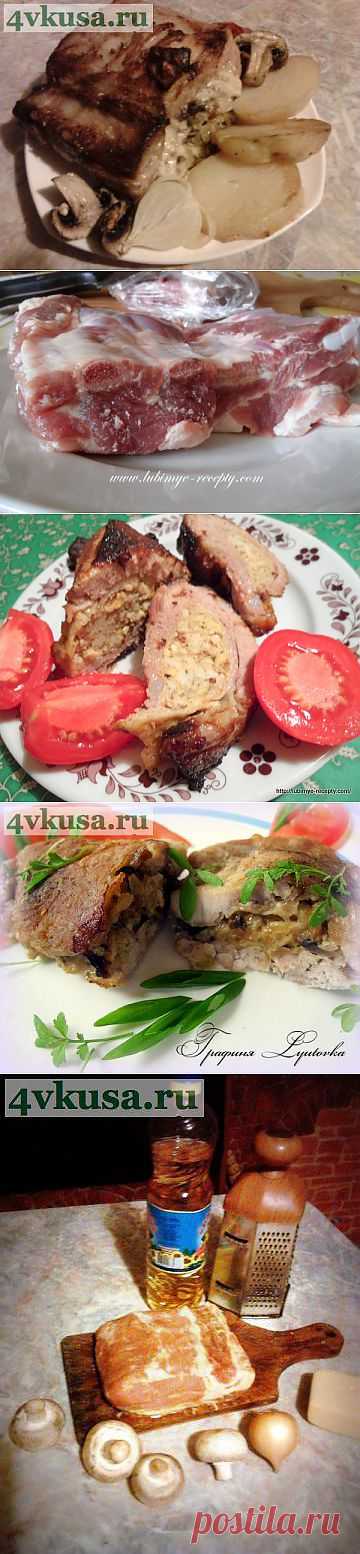 Мясной кармашек с начинкой | 4vkusa.ru