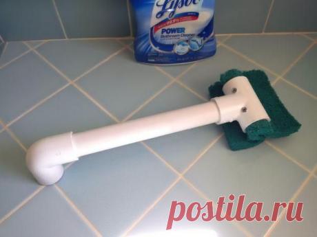 Мини-швабра из трубы ПВХ