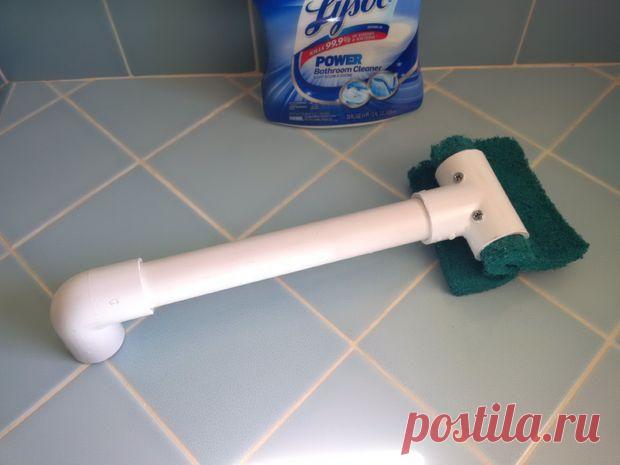 Мини-швабра из трубы ПВХ