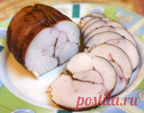 Пастрома из куриной грудки в винном маринаде.Рецепт.