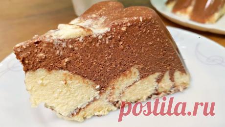 Нежный торт "Минутка" На все случаи жизни из творога без выпечки