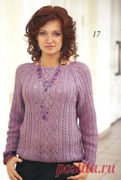 Ажурная кофточка спицами. | Все о рукоделии: схемы, мастер классы, идеи на сайте labhousehold.com