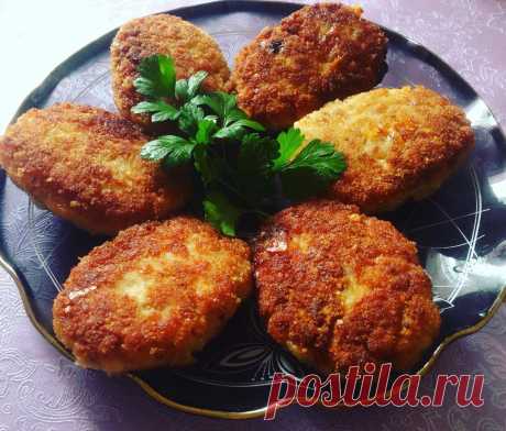 Куриные зразы с грибами