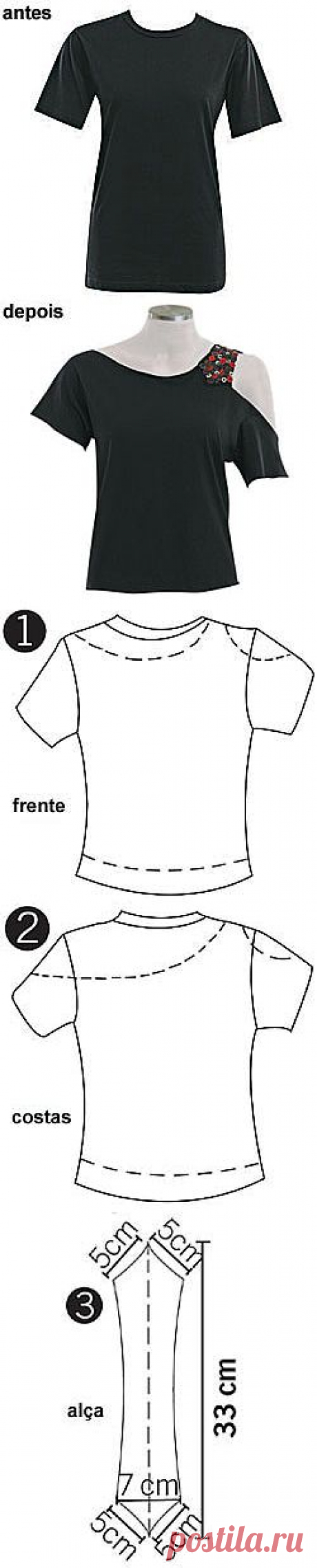 nice change in a t-shirt