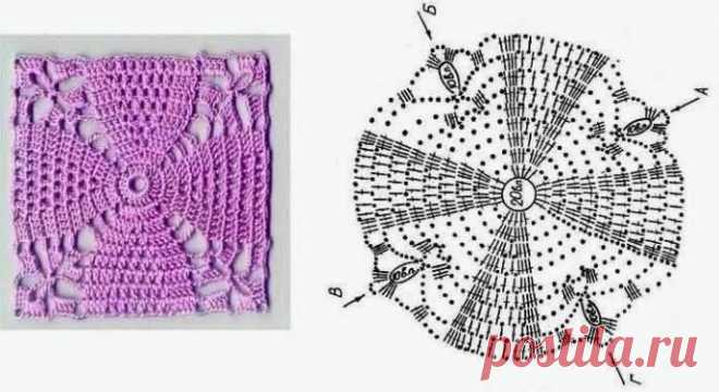 Изящные мотивы крючком