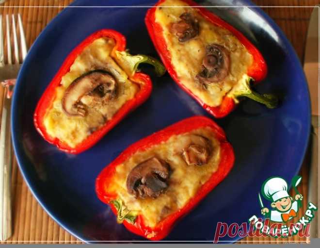 Перцовые чашечки с картофелем – кулинарный рецепт