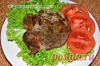 Свинина запеченная в духовке с ревенем - рецепт с фото