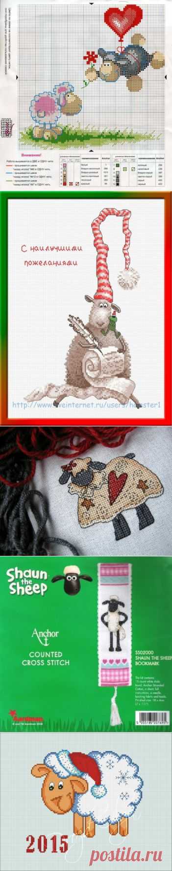 Схемы для вышивания "Овечки" / Вышивка / Вышивка крестом