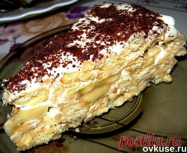 Торт из крекеров без выпечки - Простые рецепты Овкусе.ру