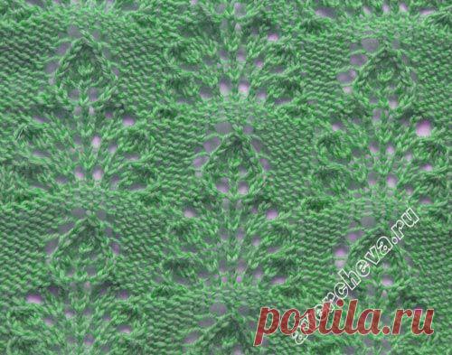 узор спицами. / Handmade / Вязание. СХЕМЫ И УЗОРЫ ДЛЯ СПИЦ . / Pinme.ru / LanVan