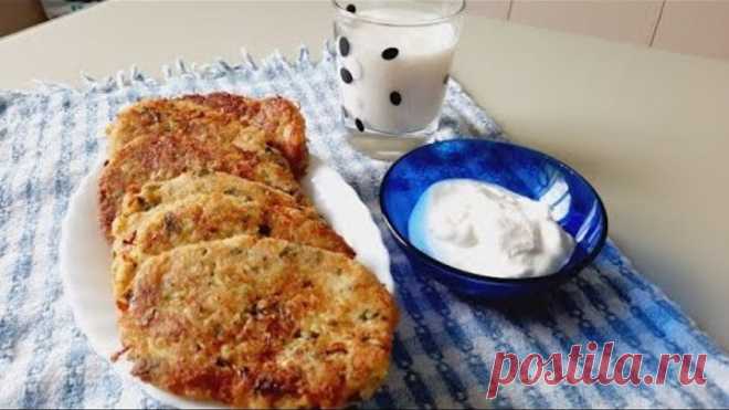Если есть кабачок🥒и картофель🥔, приготовьте на завтрак это блюдо. Кабачково-картофельные драники