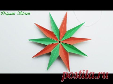 Как сделать звезду из бумаги Оригами звезда