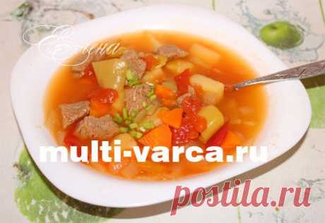 Шурпа из говядины в мультиварке