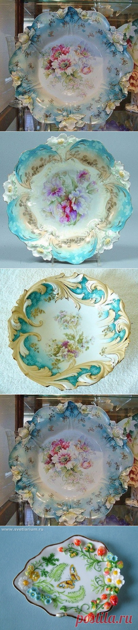 Восхитительные фарфоровые тарелочки