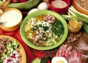 Как приготовить окрошку: 5 рецептов - "Готовим вместе" - lem0912@mail.ru - Почта Mail.Ru