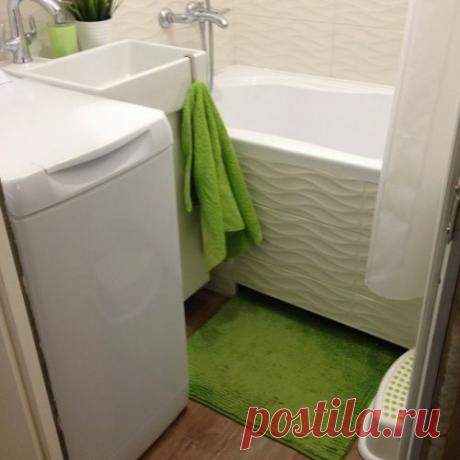 Очень маленькая ванная комната - планировка