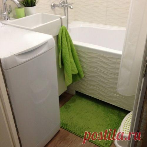 Очень маленькая ванная комната - планировка