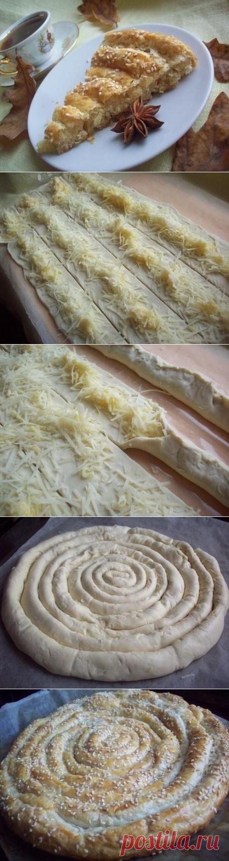 Как приготовить слоеный пирог с сыром - рецепт, ингридиенты и фотографии