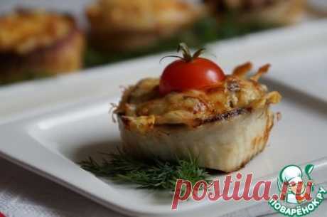 Горячая закуска из рыбы с рисом -вкусно, просто и быстро.