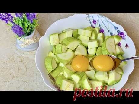 Если у вас есть 2 Яйца и Кабачки, приготовьте этот Рецепт! Здоровая и дёшевая еда!