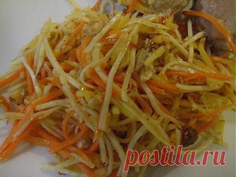 Салат витаминный с орехами. | 4vkusa.ru