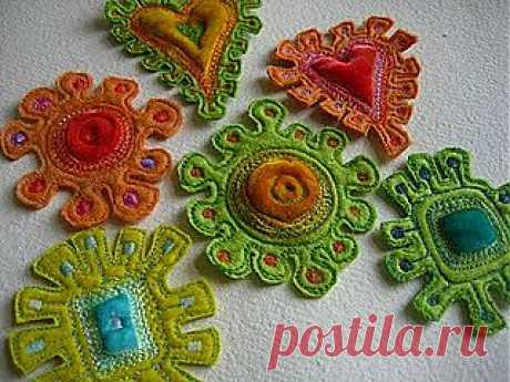 Andree Levert приколол(а) это к доске Bijoux textiles
