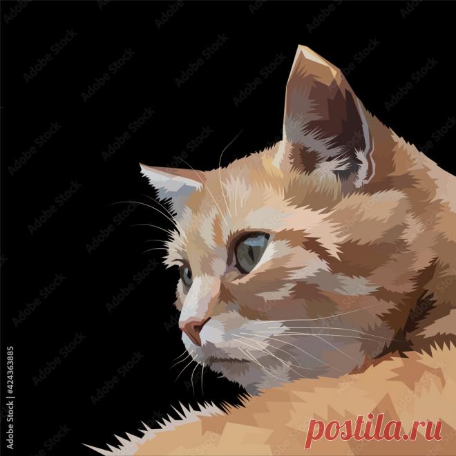 Готовые фотографии, изображения, не требующие уплаты роялти, векторные изображения и видеоролики (Поп-арт кошки)