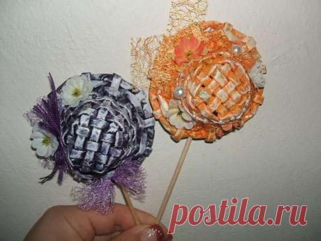 Целый мир • Просмотр темы - ПЛЕТЕНИЕ ИЗ ГАЗЕТ, БУМАГИ: мастер-классы, идеи