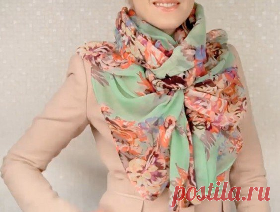 Как завязать шейный платок, чтобы выглядеть эффектно и стильно | модница | Яндекс Дзен