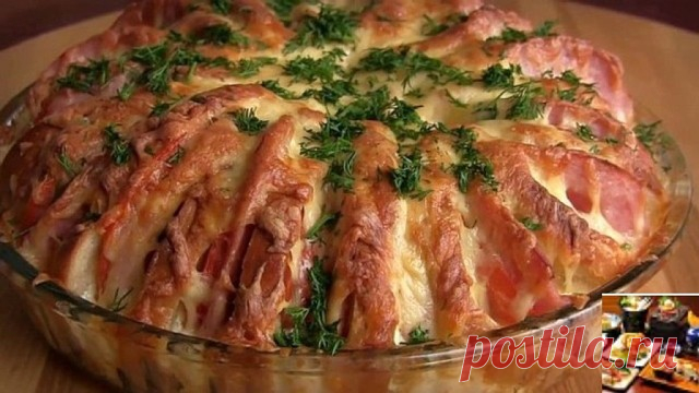 Пирог из батона с колбасой - блюдо которое можно приготовить буквально за 5 минут, пока раздеваются гости ) Этот пирог альтернативная замена фастфуду. | OK.RU