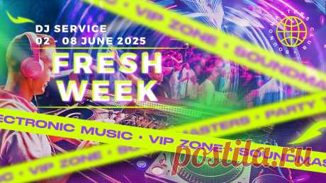 VIP - Fresh Week DJ Service 02 - 08 June 2025 | DJ | SoundMasters | Service