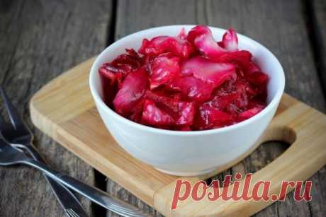 Капуста со свеклой по-грузински на зиму — Сад Заготовка