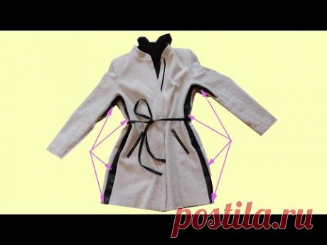 Kleidung breiter machen. Streifen einnähen.  How to Make a Dress Bigger